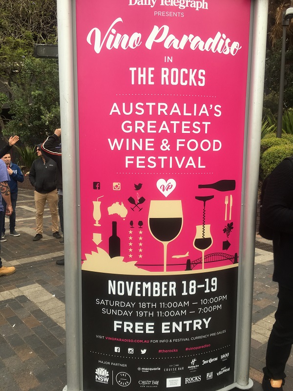 ワイン＆フードフェスティバル in THE ROCKS
